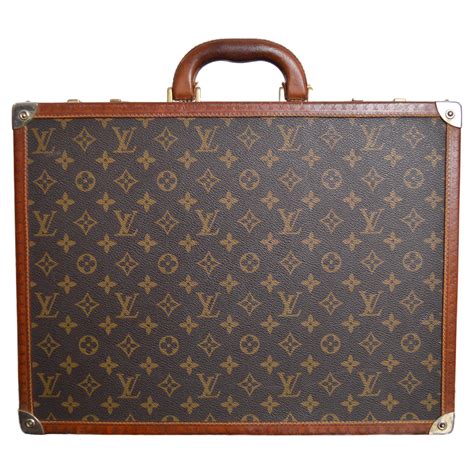 louis vuitton briefcase black|Louis Vuitton attache case.